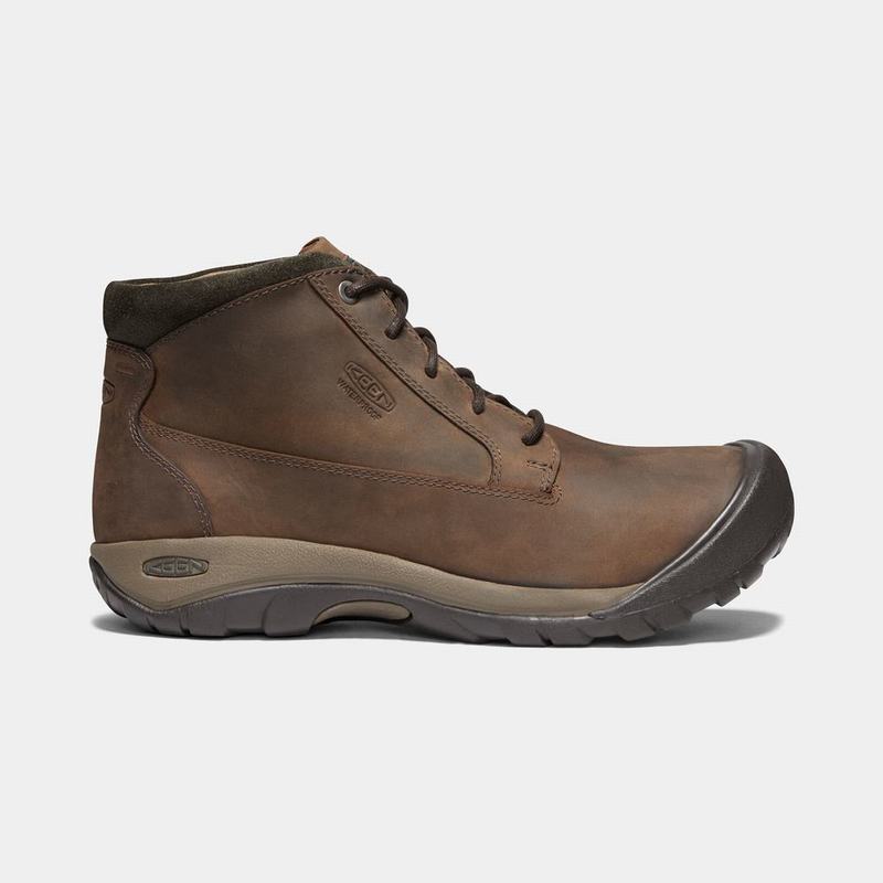 Keen Austin Casual Waterproof Mens Boots Brown Online NZ (4913-UOETP)